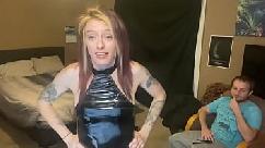 Babyybutt experimentando lingerie e calcinha para rifa